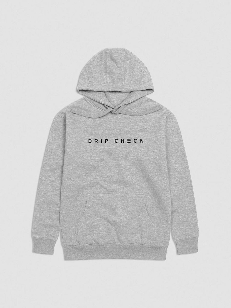 DRIP CHECK UNISEX HOODIE - GREY product image (1)