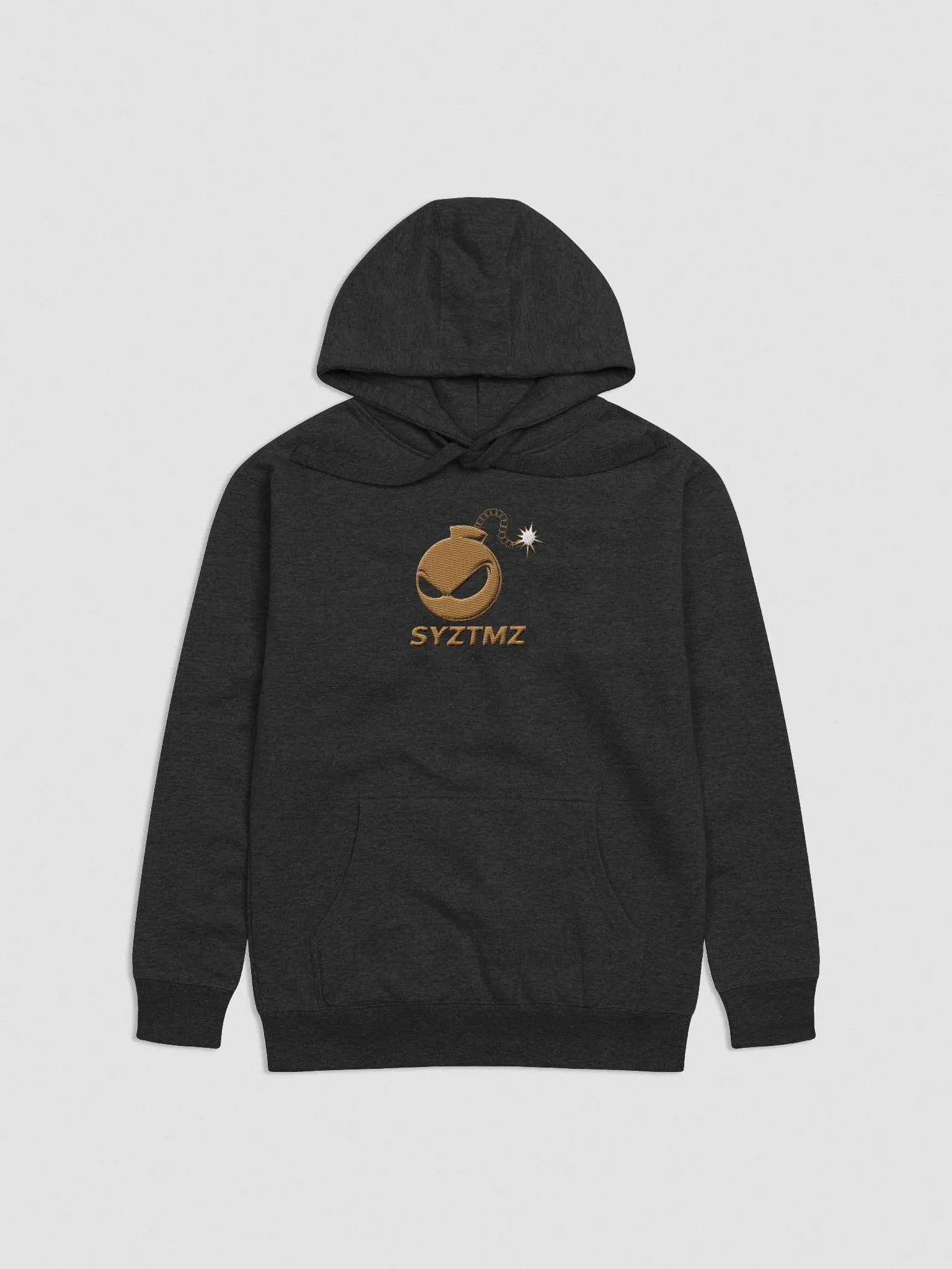 Syztmz Embroidered Gold Logo Hoodie product image (6)