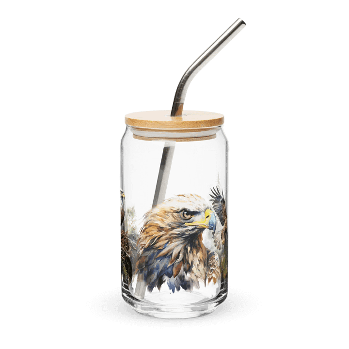Eagles Flight Glass Can Sipper product image (1)