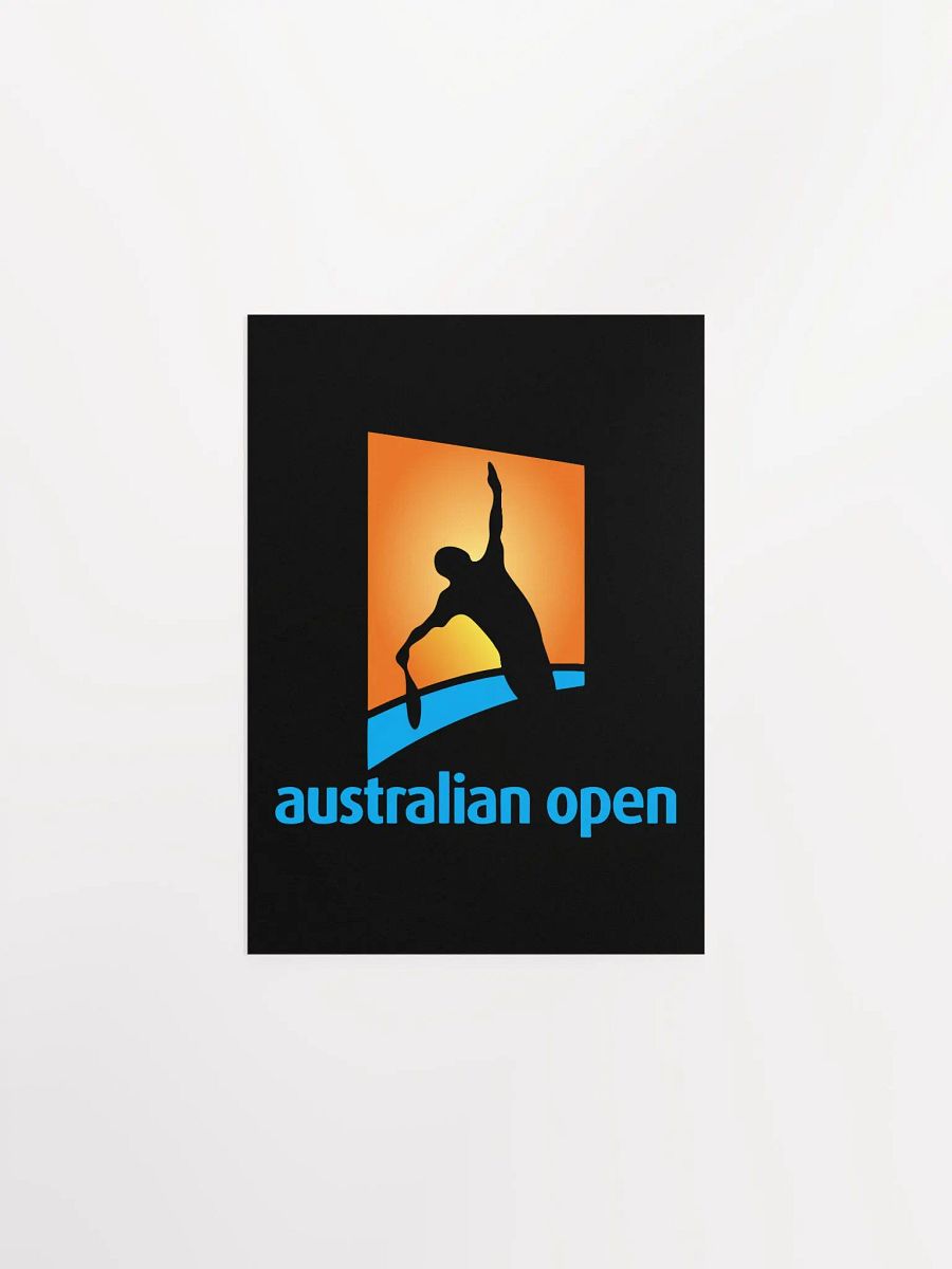 Australian open Tennis Silhouette Poster product image (7)