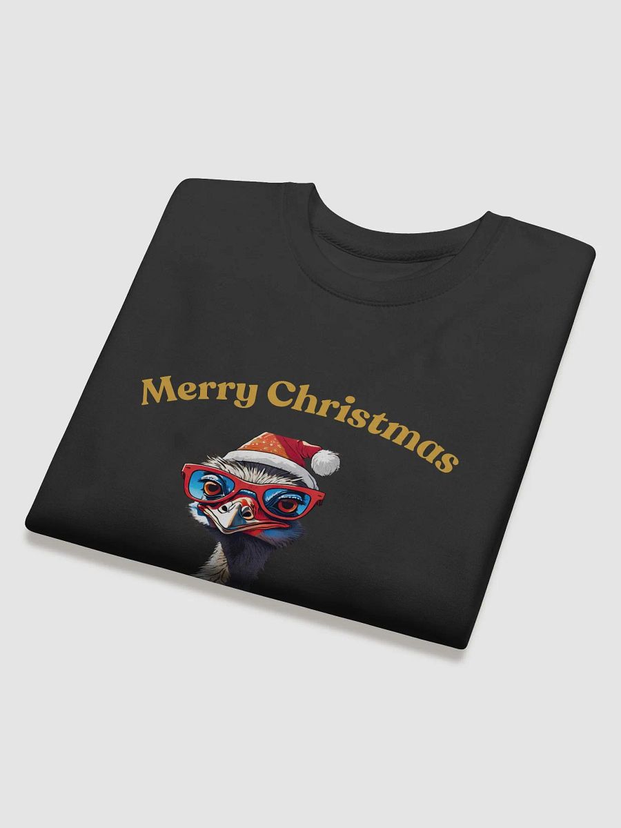 Festive Emu Merry Christmas Sweatshirt - Gold product image (4)