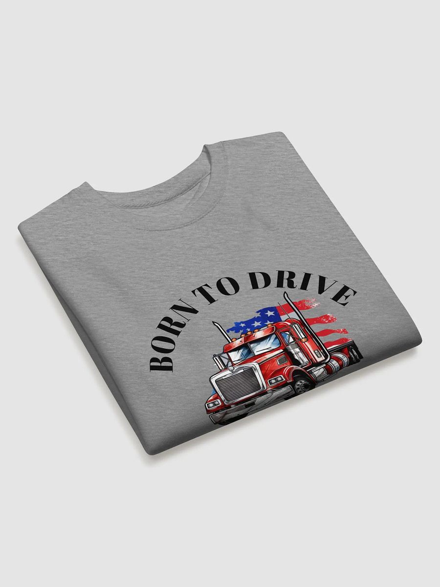 Patriotic Semi-Truck Premium Sweatshirt product image (4)