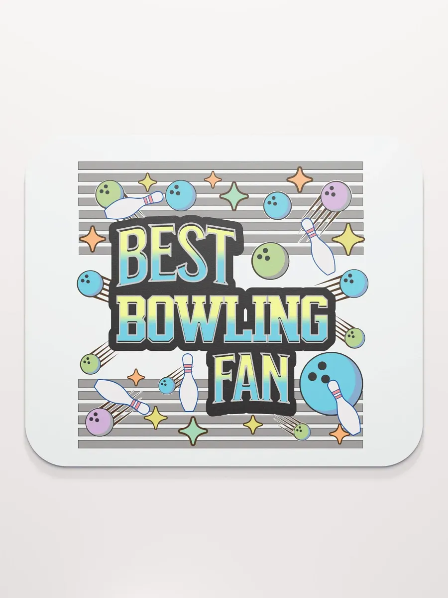 Best Bowling Fan Strike Ball Mouse Pad product image (2)