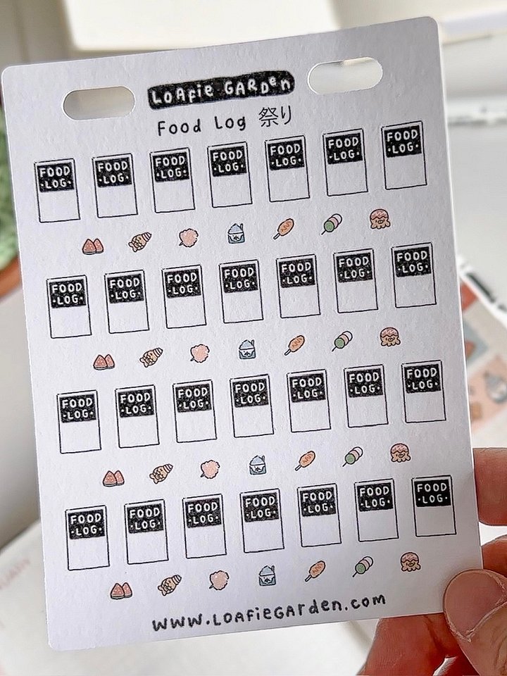 Food Log 祭り Sticker Sheet product image (1)