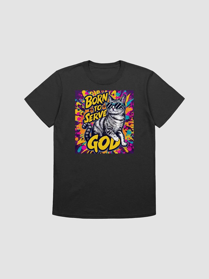 Cool Cat Sunglasses Graphic Tee product image (2)