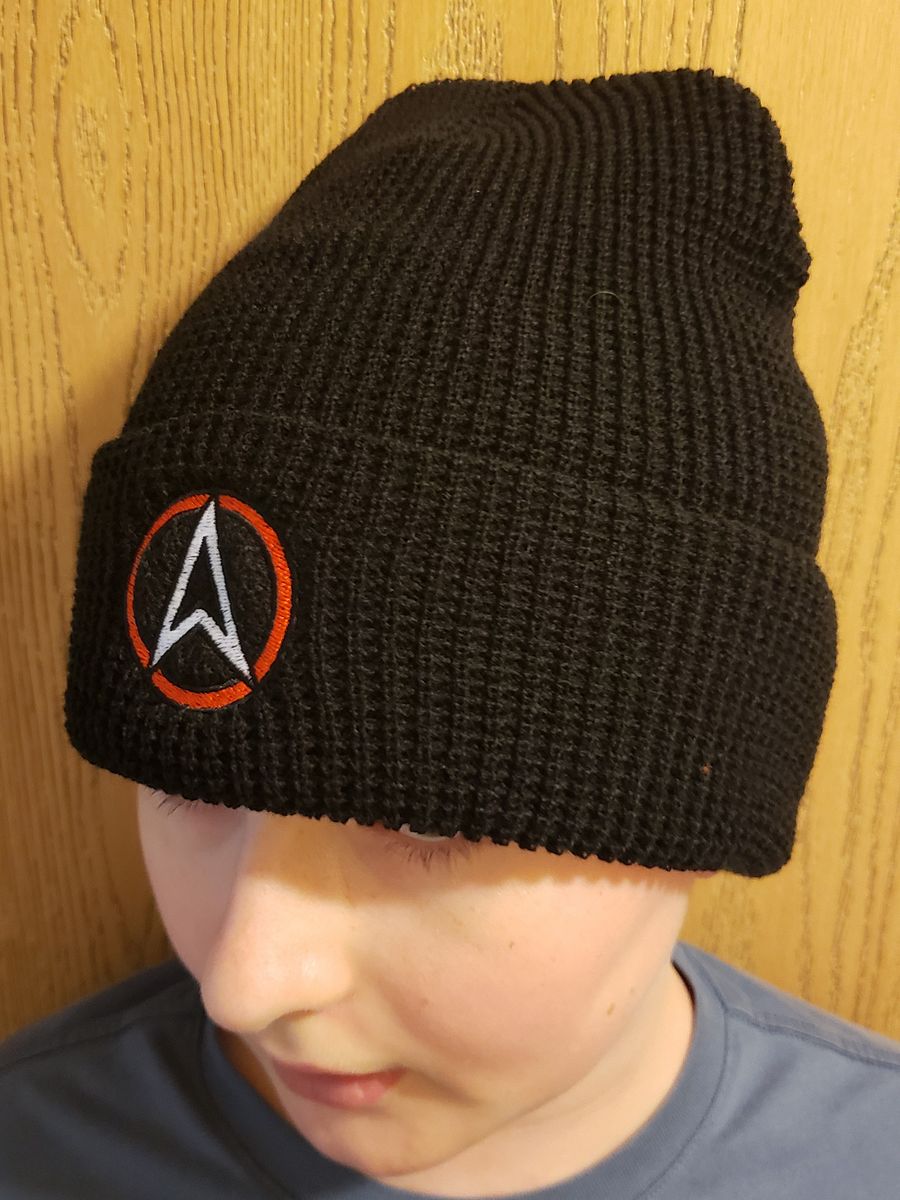 'OA' Symbol Waffle Knit Beanie (Embroidered) product image (3)