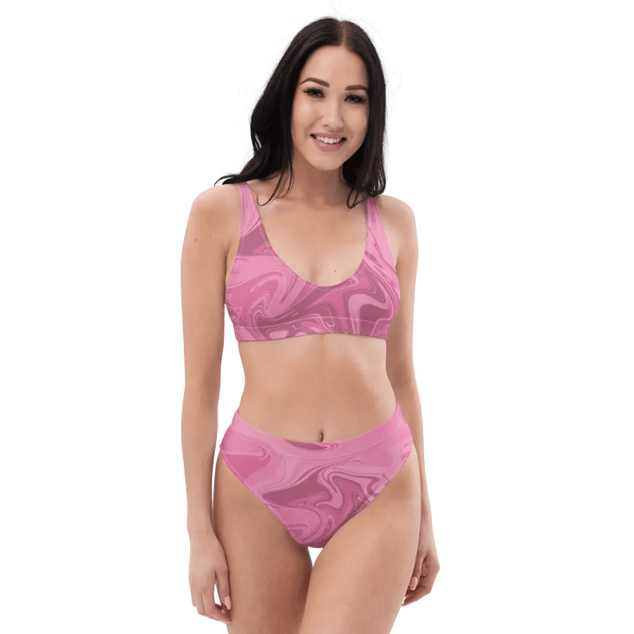 Cute Swirl Recycled High Waisted Bikini product image (8)