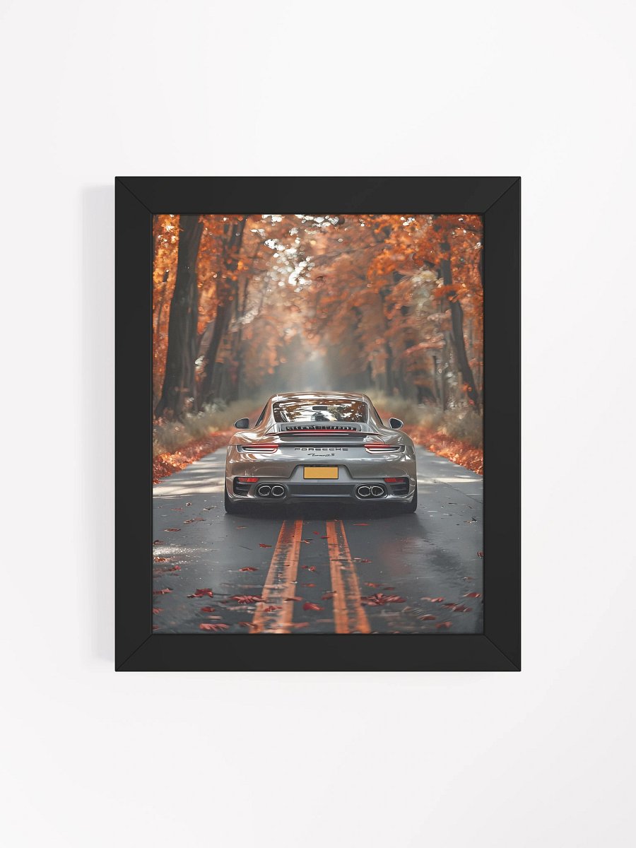 Autumn Drive Framed Matte Poster product image (5)