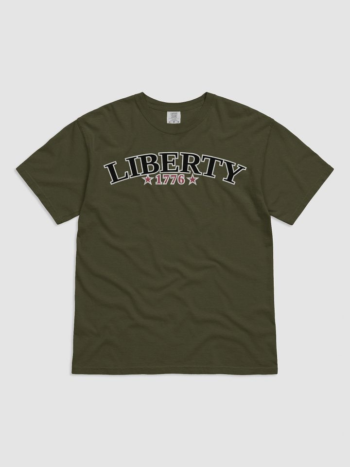 Liberty Typography Unisex Garment-Dyed T-shirt product image (122)
