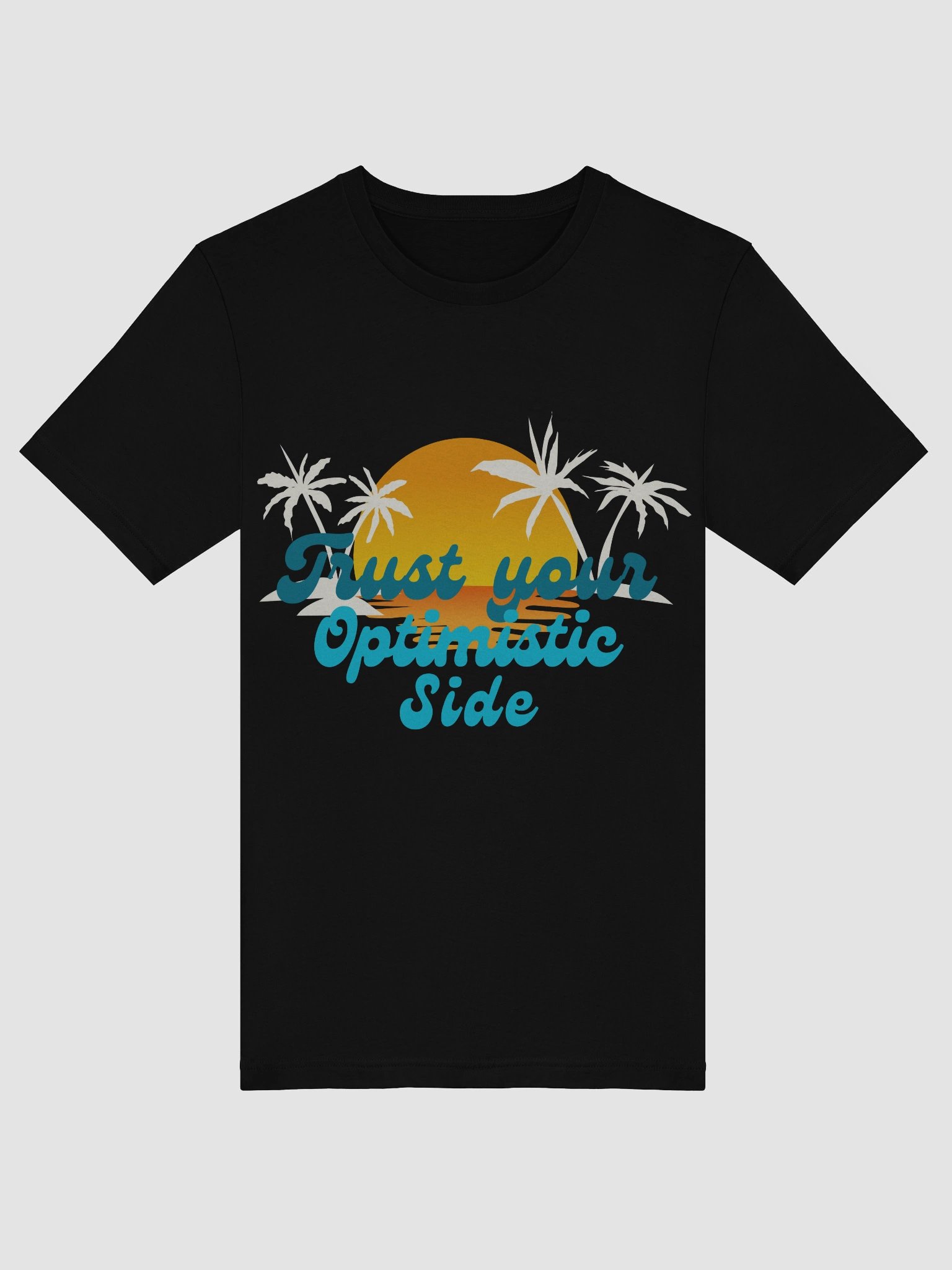 Optimistic Sunset Script Tee product image (5)