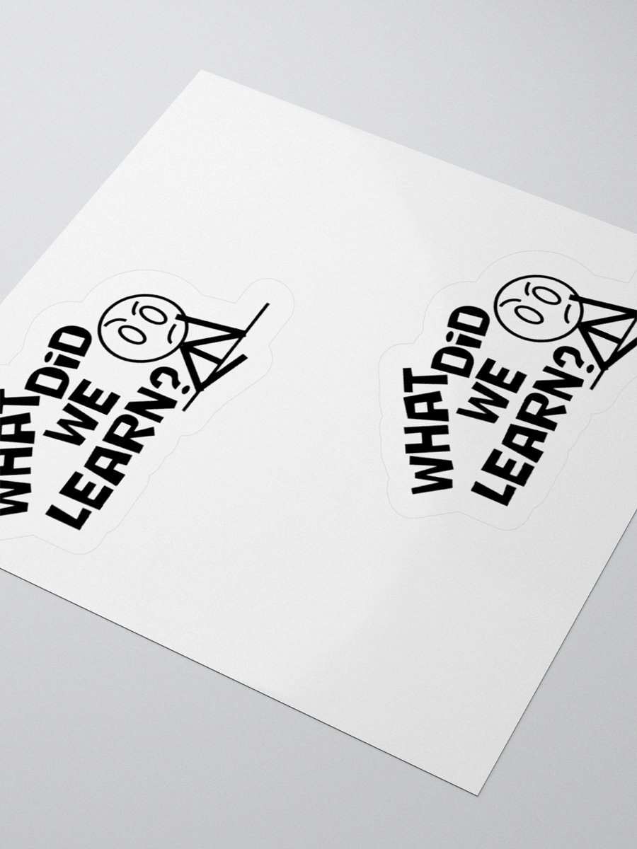 What did we learn stickers product image (3)