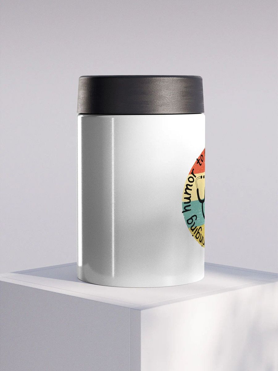 Bringing humor to each patient individually Stainless Steel Koozie product image (1)