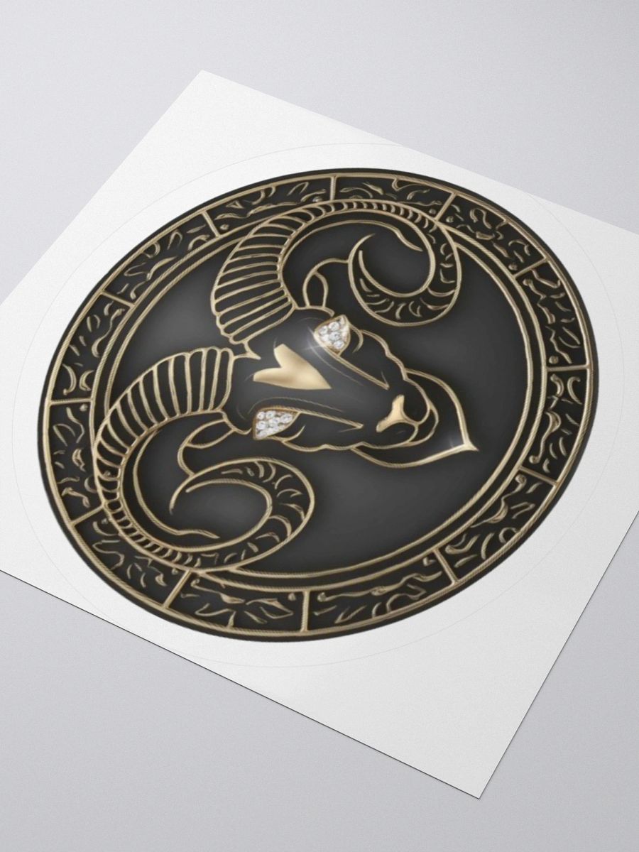 Aries Zodiac Medallion Sticker product image (8)