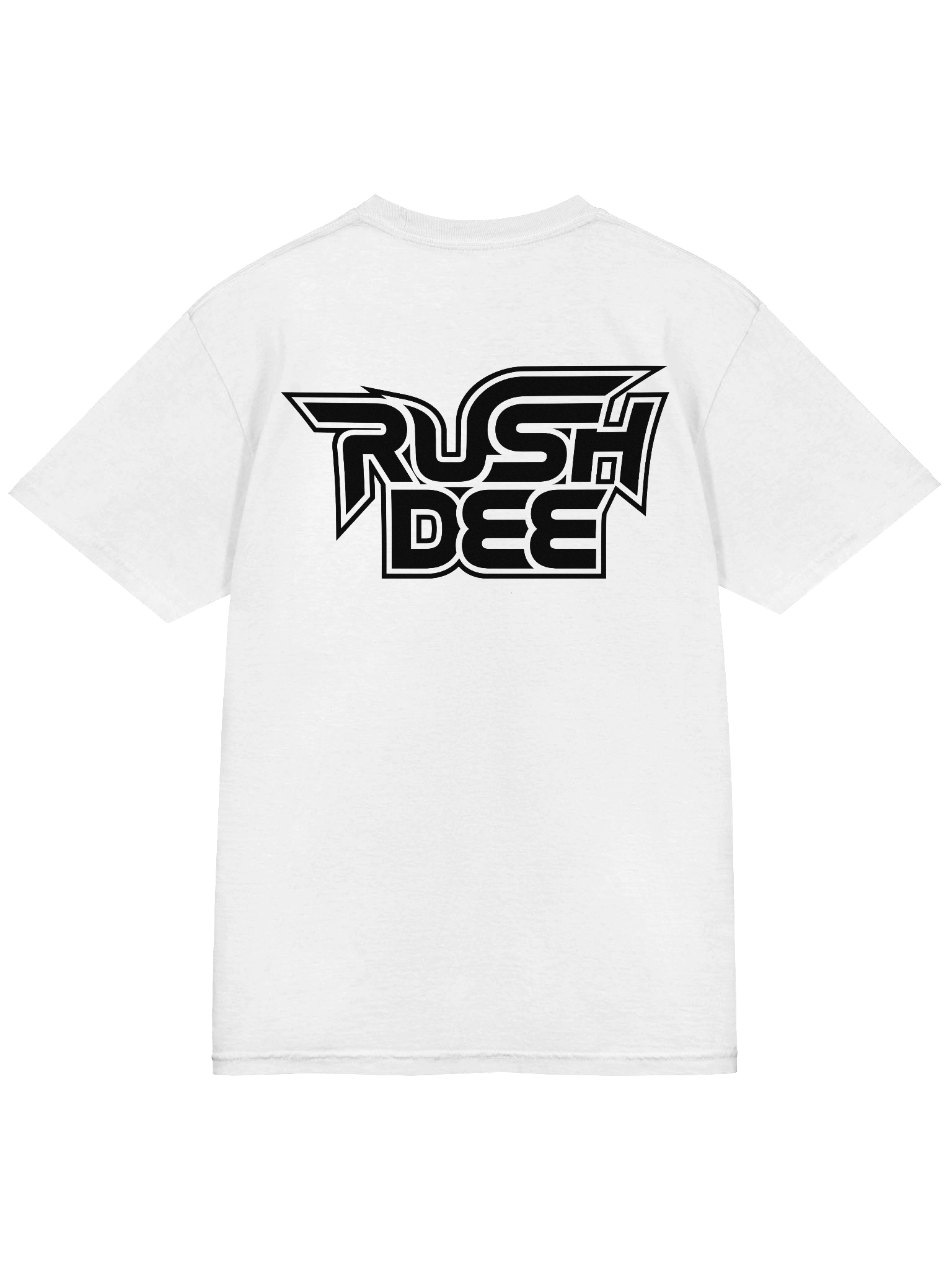 Rush Dee Logo Shirt Front & Back White product image (4)