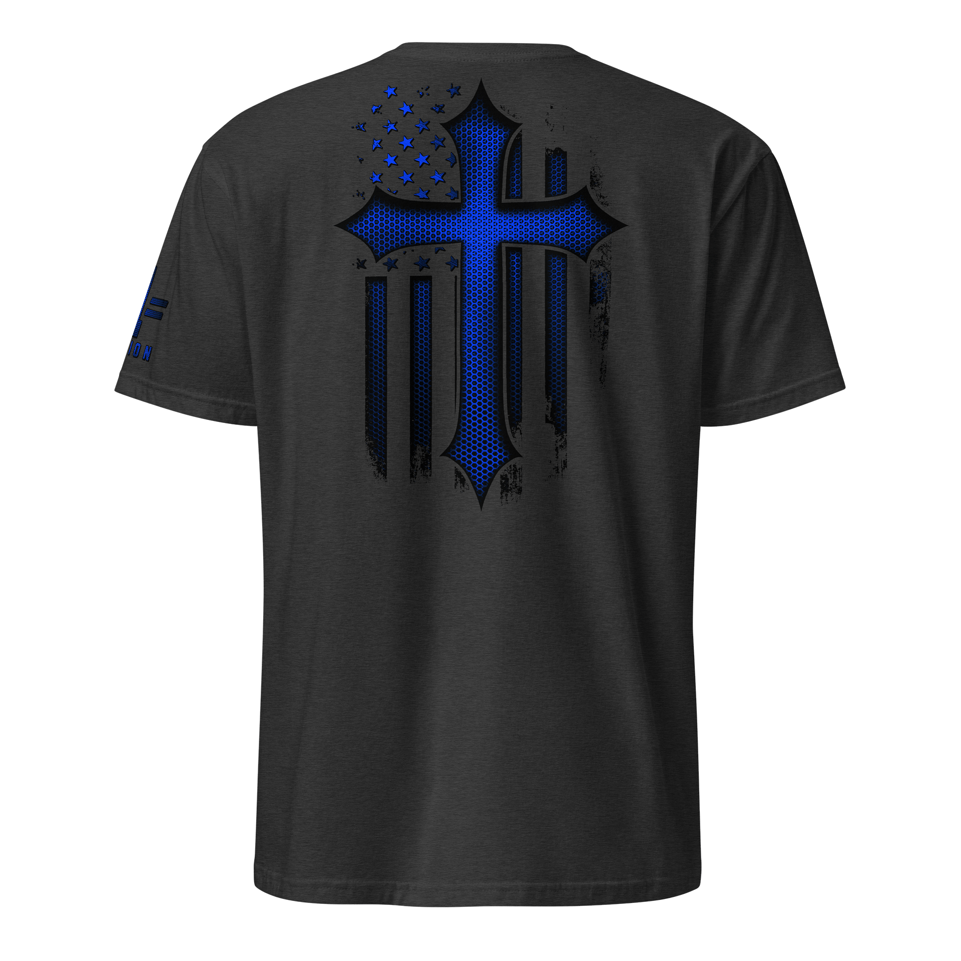 Christian Cross Blue Carbon Onyx product image (1)