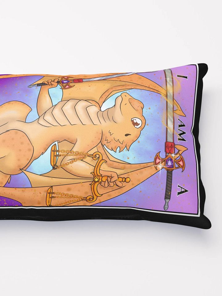 Day of the Dragon "Justice" Tarot Card Pillow product image (2)