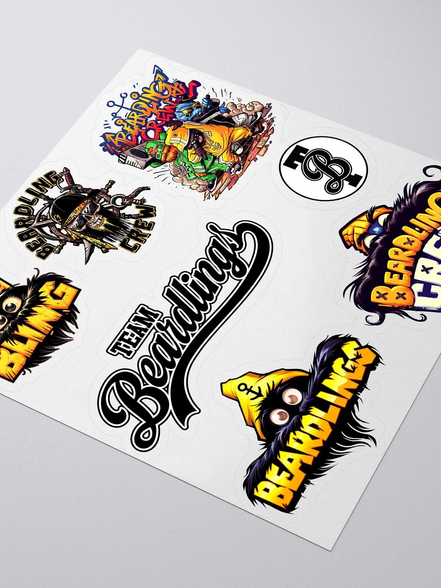 Beardlings - 7 Kiss Cut Stickers product image (3)