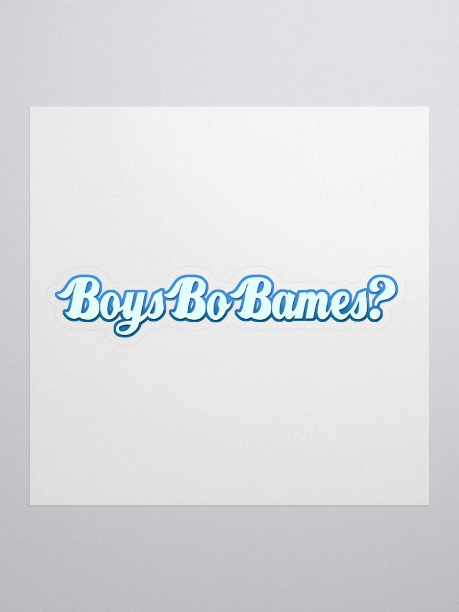 BoysBoBames? Sticker product image (1)