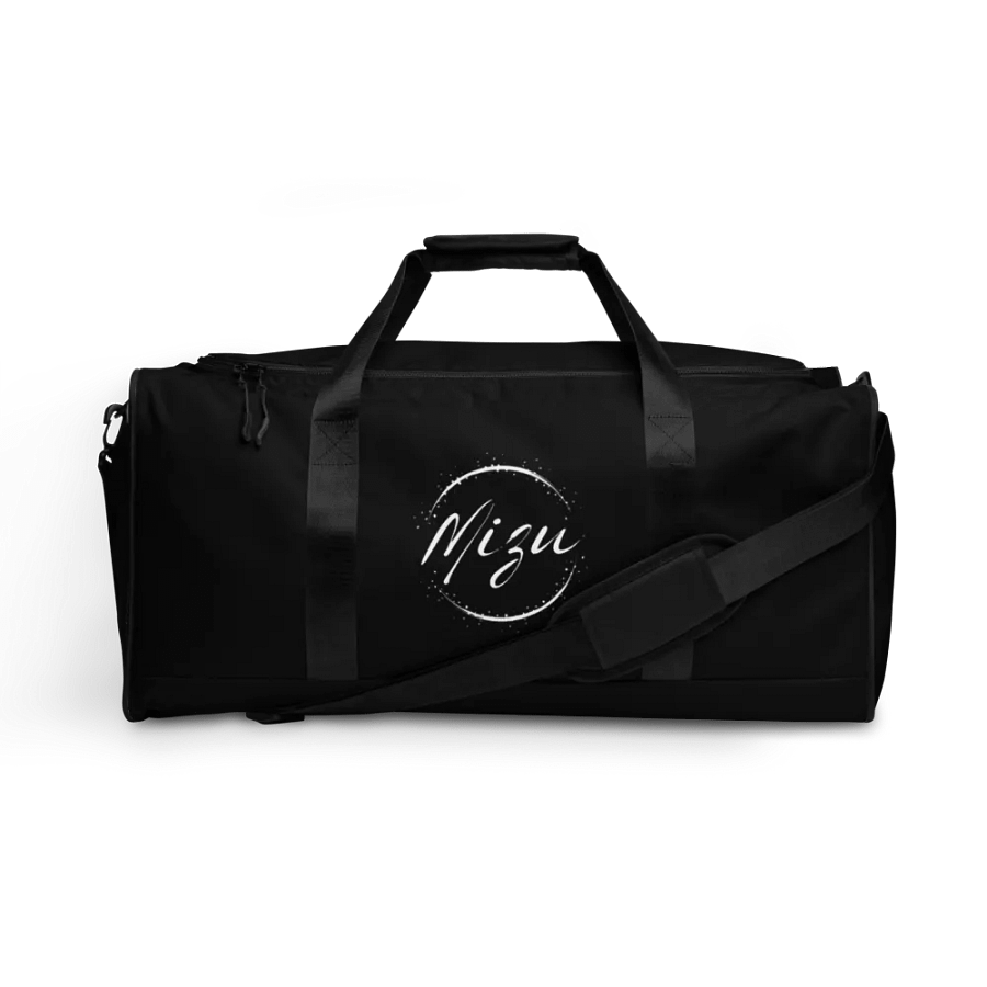 Duffle Bag, Black w/ White Logo product image (9)