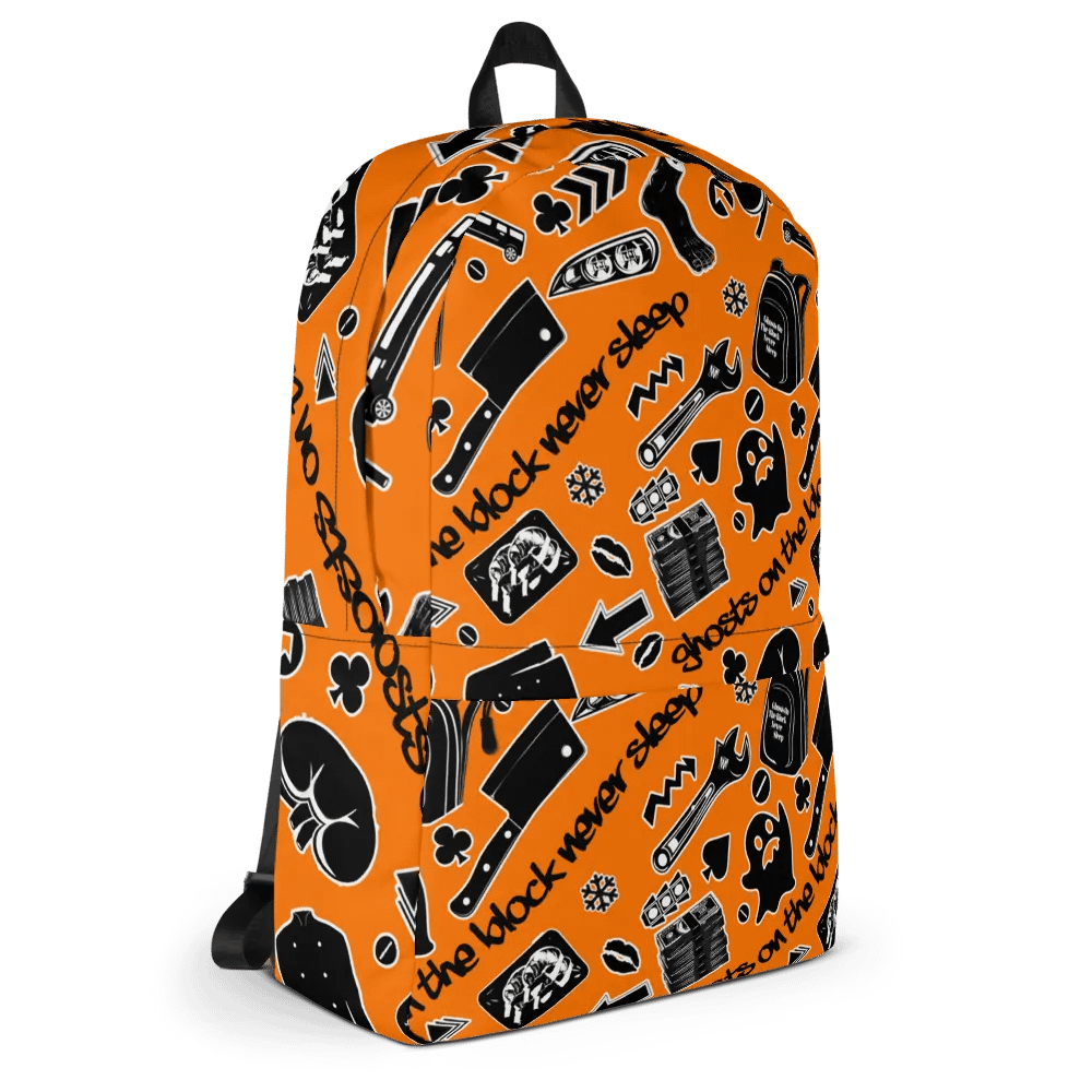 A8M - Ghosts On The Block Never Sleep Bookbag (Black October) product image (5)