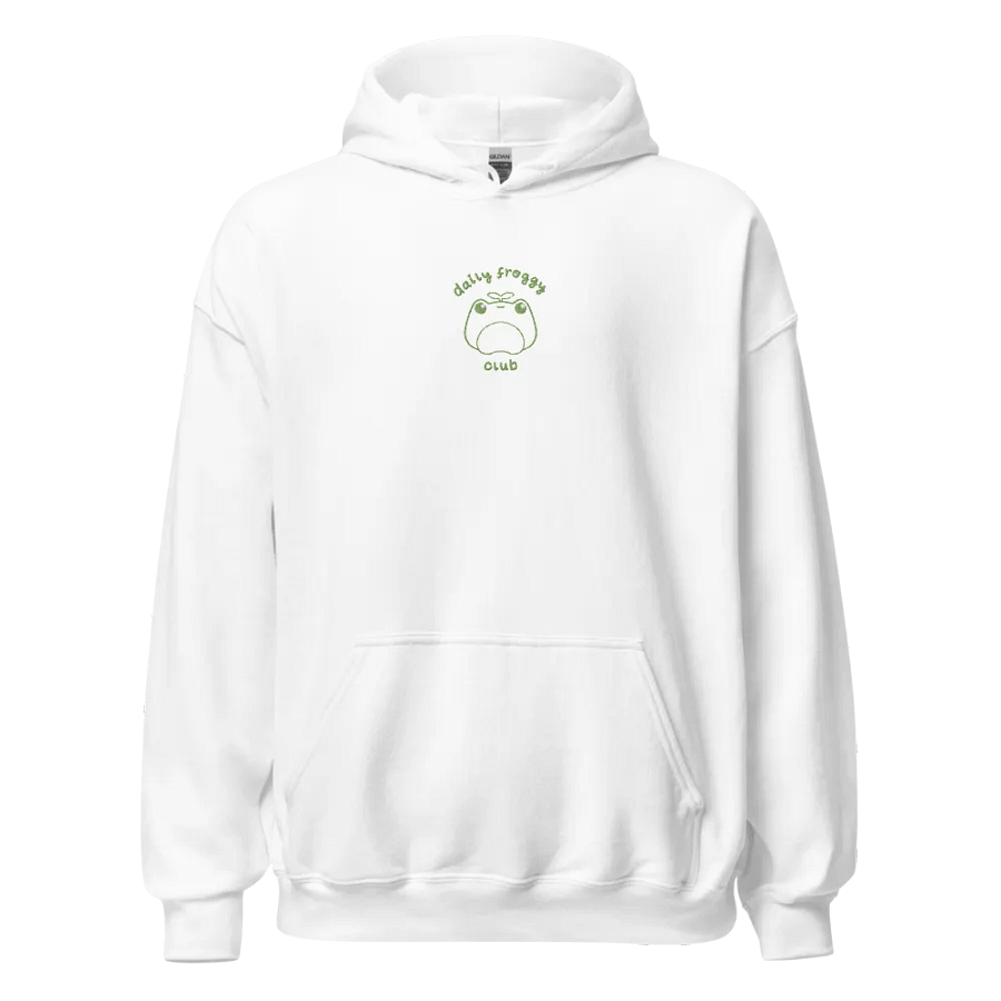 Daily Froggy Club Embroidered Hoodie product image (1)
