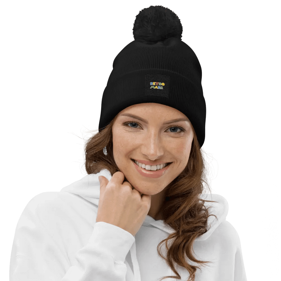 RETRO MARK Colorful Pom-Pom Beanie product image (5)