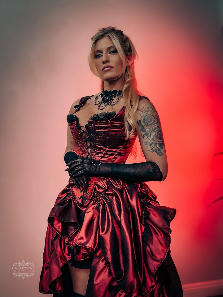 Crimson Vampire 3 Piece Gown - Made to Order product image (2)