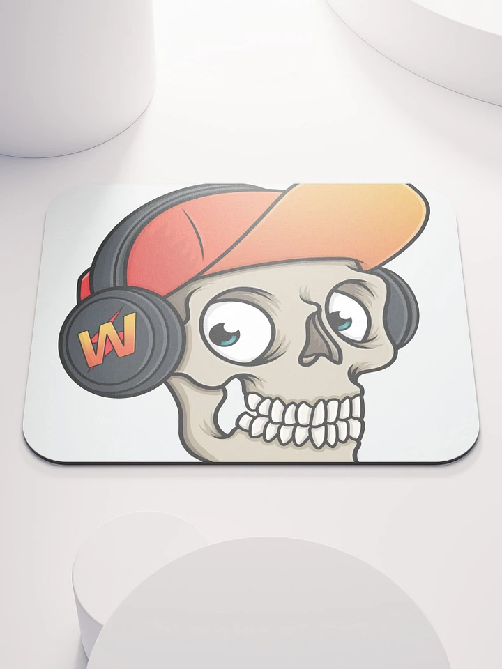 Woolfener Skull Logo Mouse Pad product image (1)