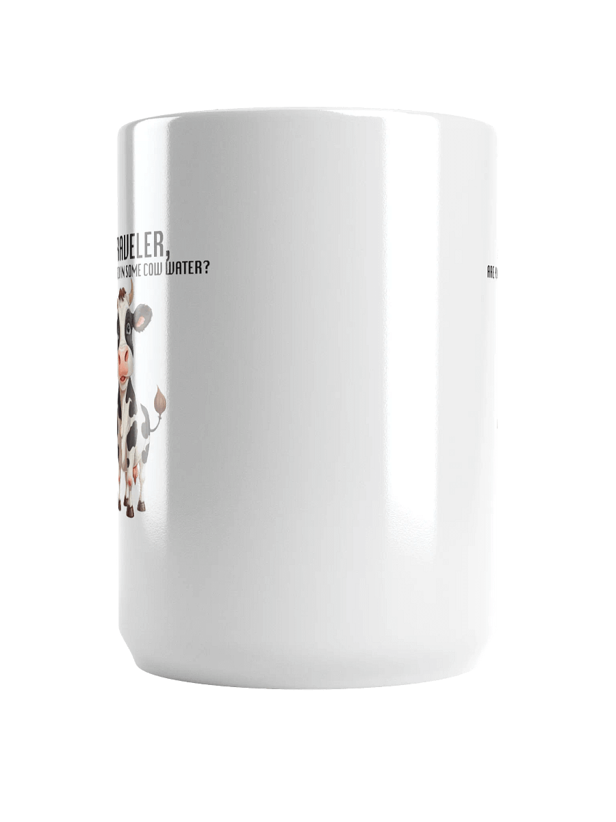 Cow Water White Glossy Mug product image (5)