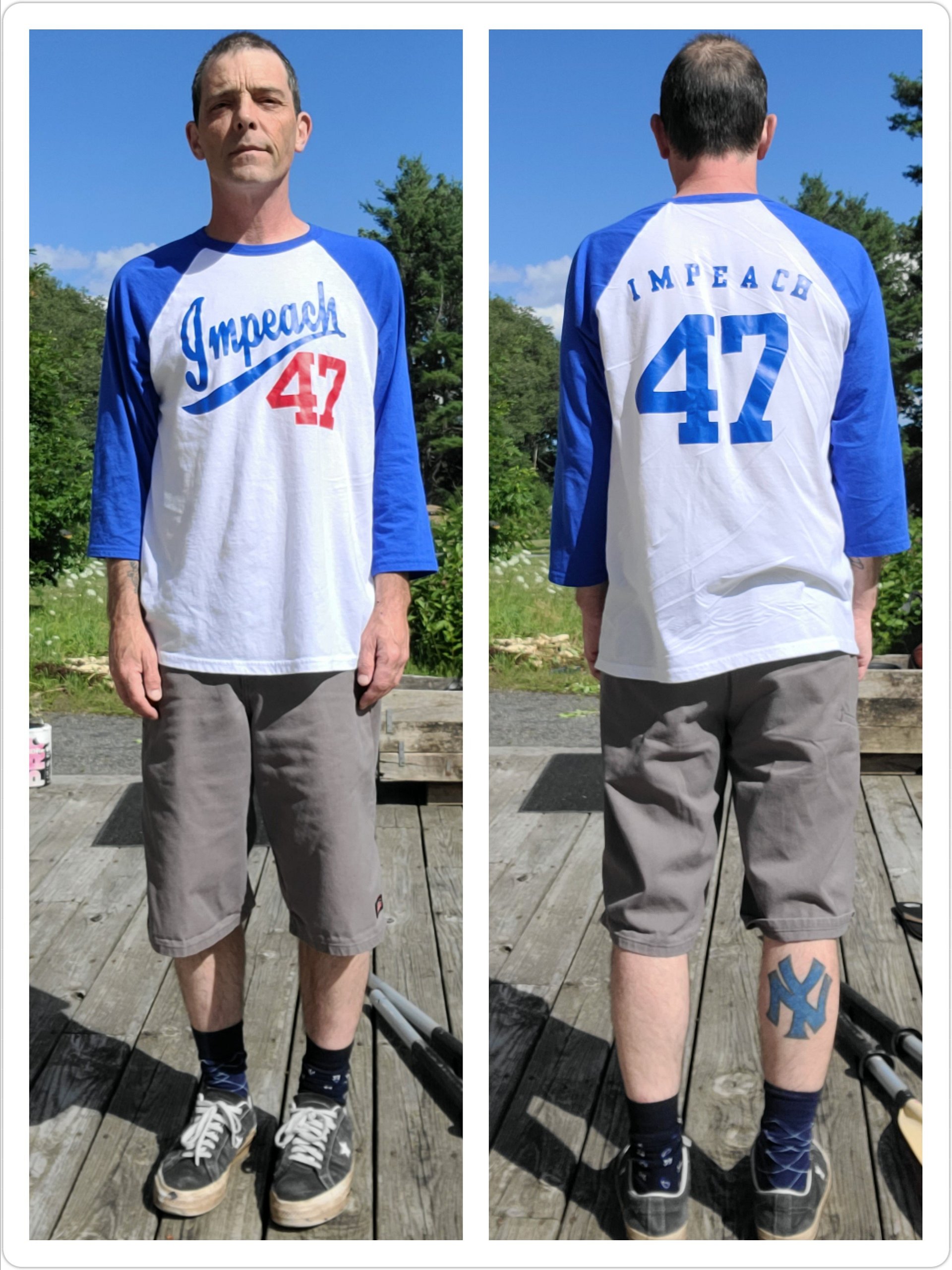 Impeach 47 Baseball Tee product image (1)