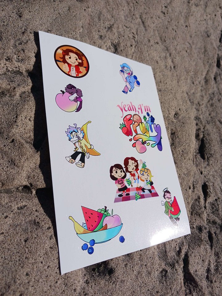 FRUITY COLLECTION STICKER PACK! product image (1)