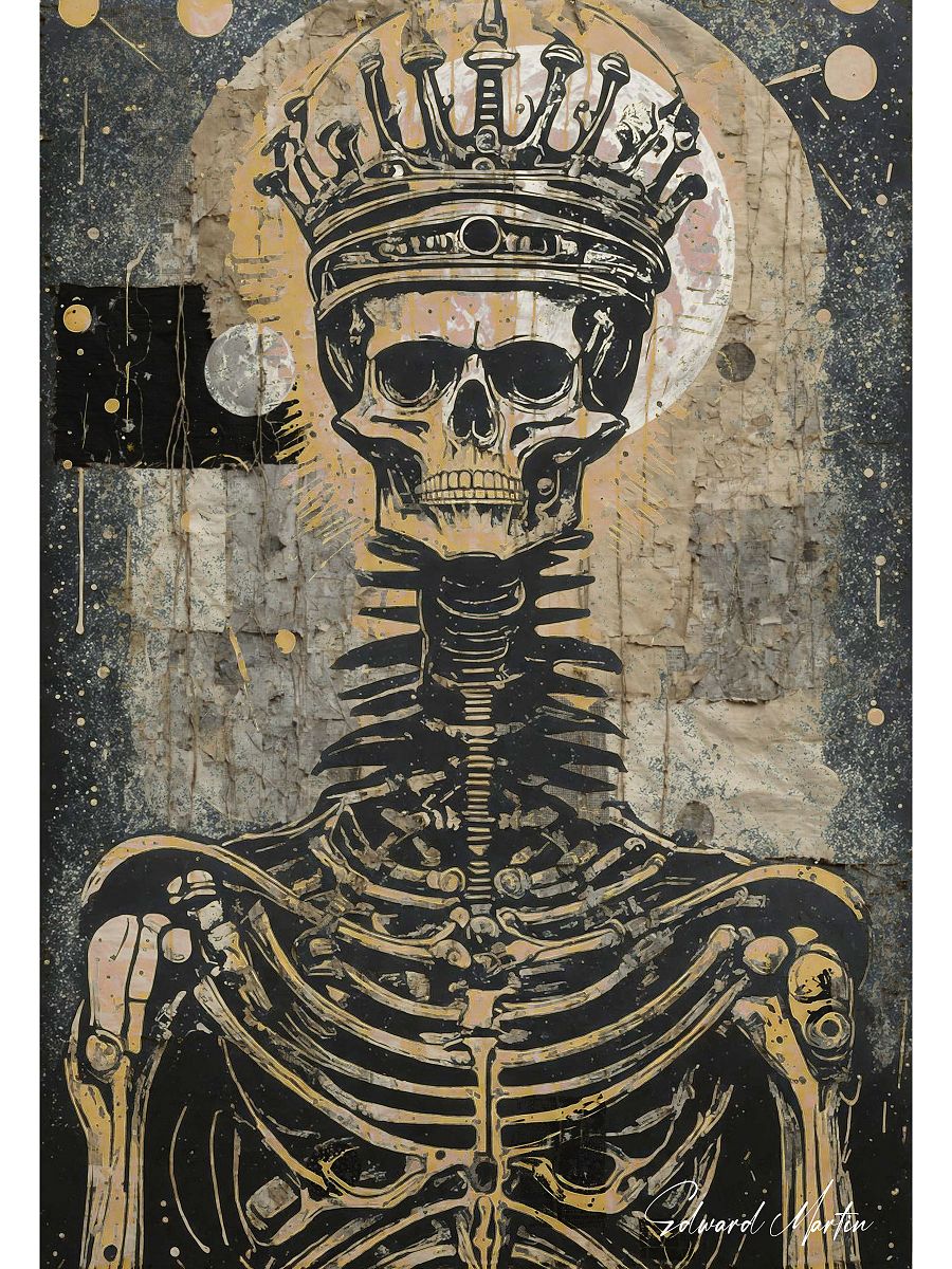 Celestial Crown Skeleton Poster product image (1)