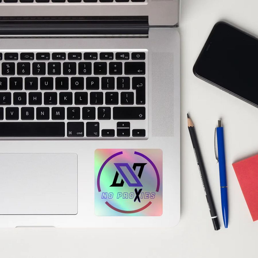 No Proxies Holographic Sticker product image (10)