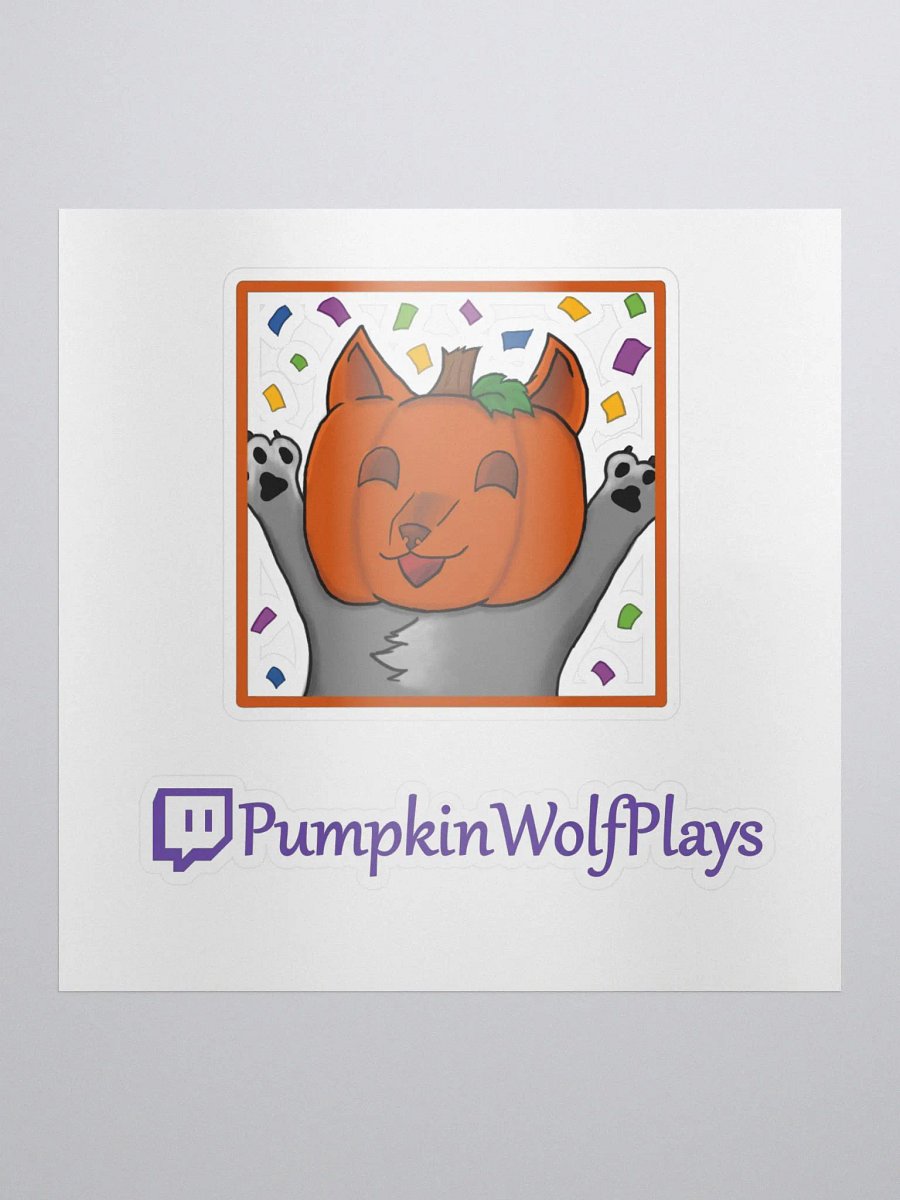 PumpkinWolfPlays Cheer Sticker product image (1)
