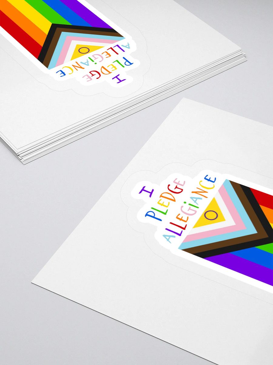 I Pledge Allegiance (Progress Flag) Sticker product image (4)