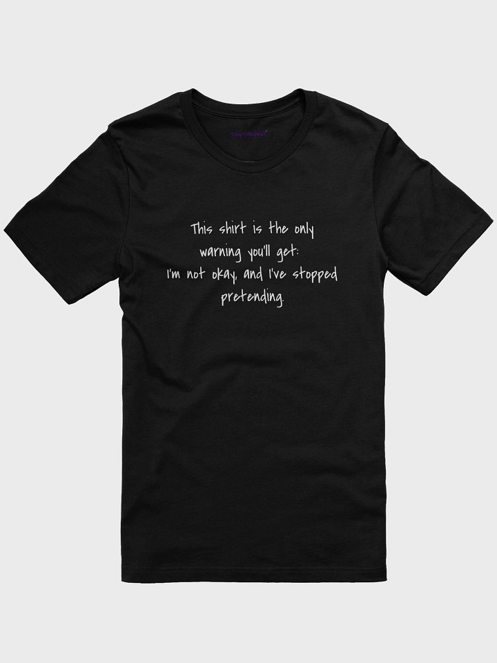 SoupSandwich "Warning" T-Shirt product image (1)