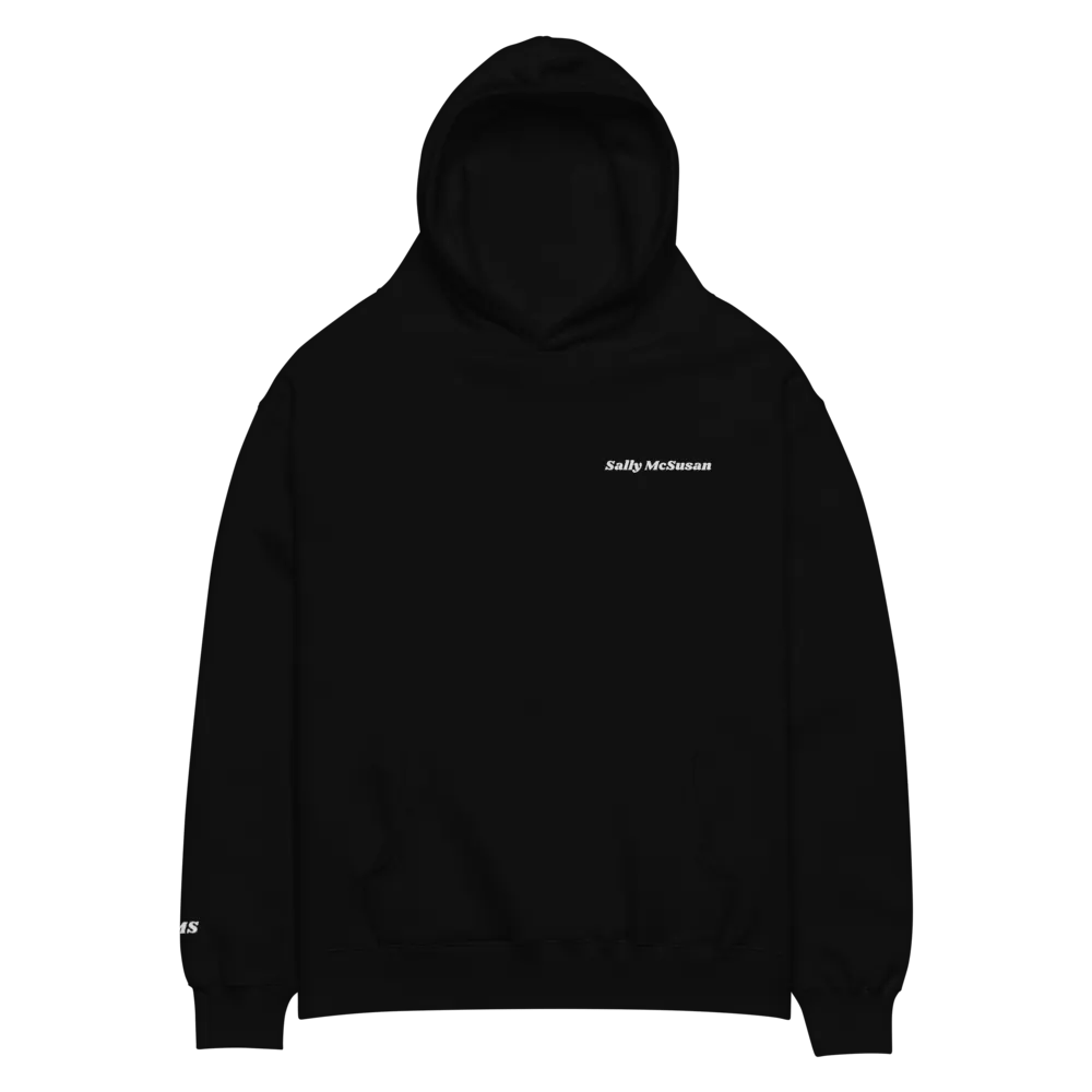 Embroidered SMS Hoodie - White product image (3)