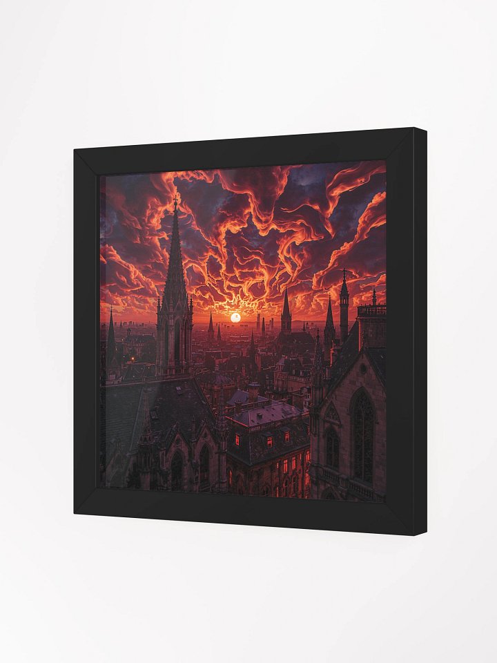 Inferno at Dusk Framed Print product image (7)