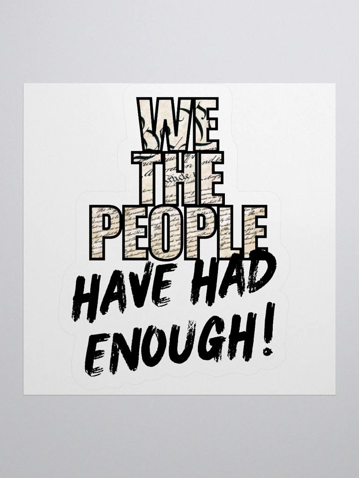We The People Sticker product image (1)