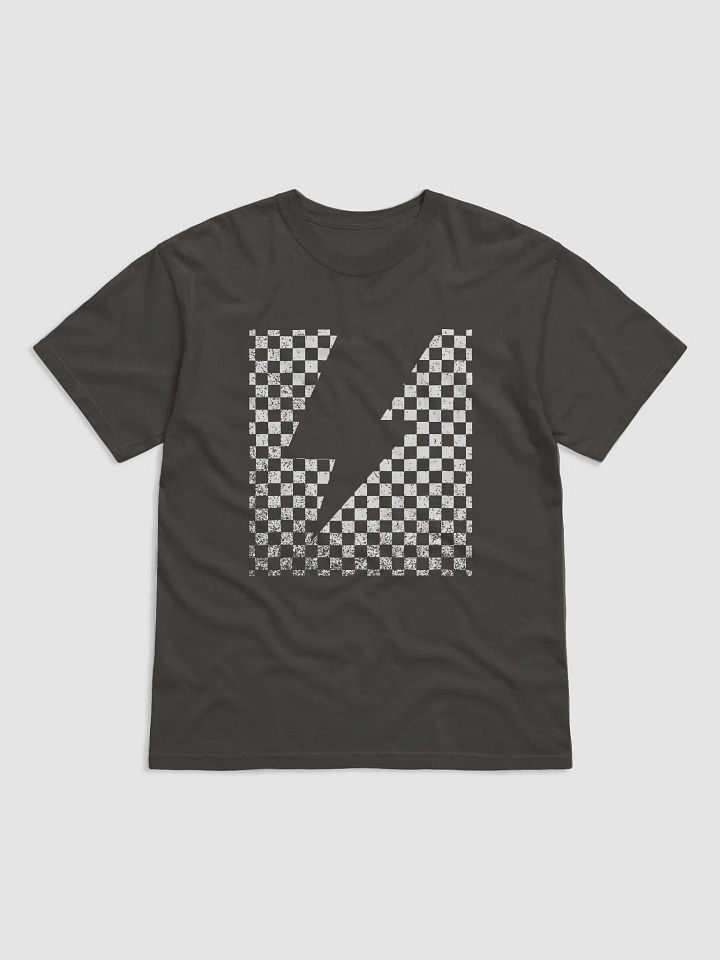 Lightning Bolt on a Checkerboard | Cute Retro-Style Trendy Aesthetic T-Shirt | Retro Rock Music-Inspired Unisex Tee product image (15)