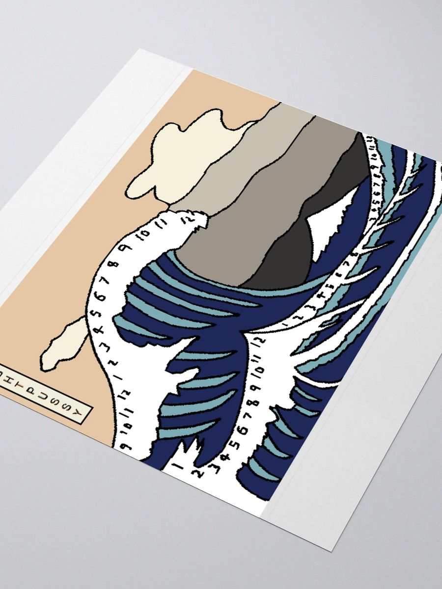 The Great Wave of Clockagawa Sticker product image (9)