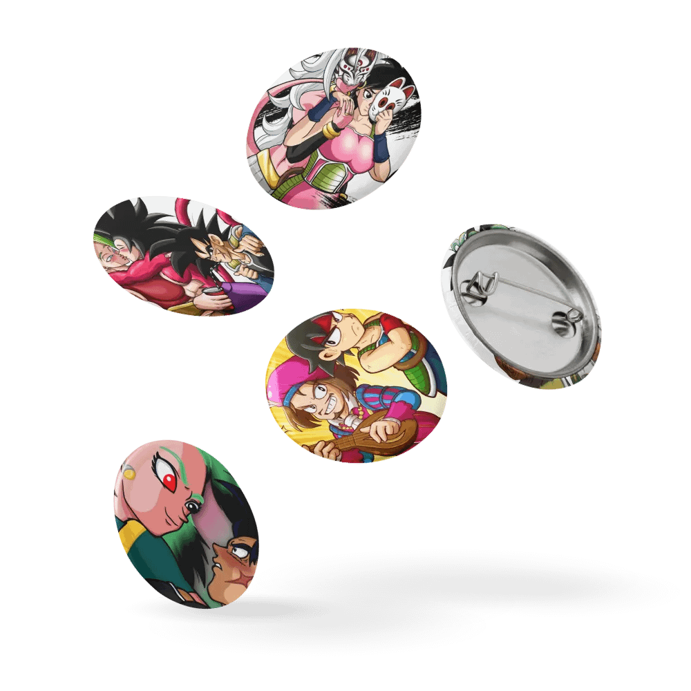 Dandelion & Bardock Pin Badges product image (14)