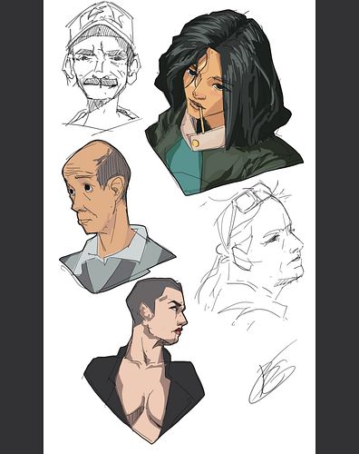-7-11-24 
- sketches
-
-
-
-
- #sketch #sketchdaily #drawing #dailydrawing #portrait #lineart #characterdesign
