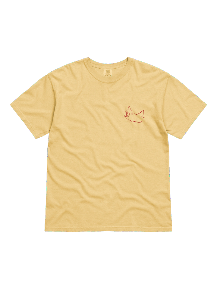 BLACK EYES EMBROIDERED TEE - YELLOW product image (1)