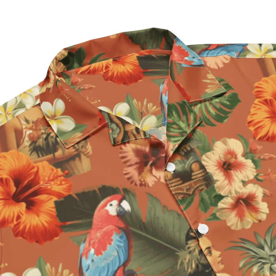 Vintage Tiki Hawaiian Shirt product image (2)