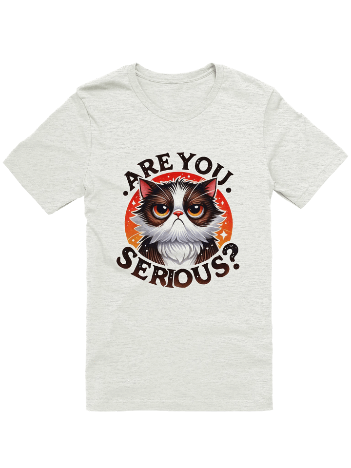 Serious Cat Grumpy T-Shirt product image (1)
