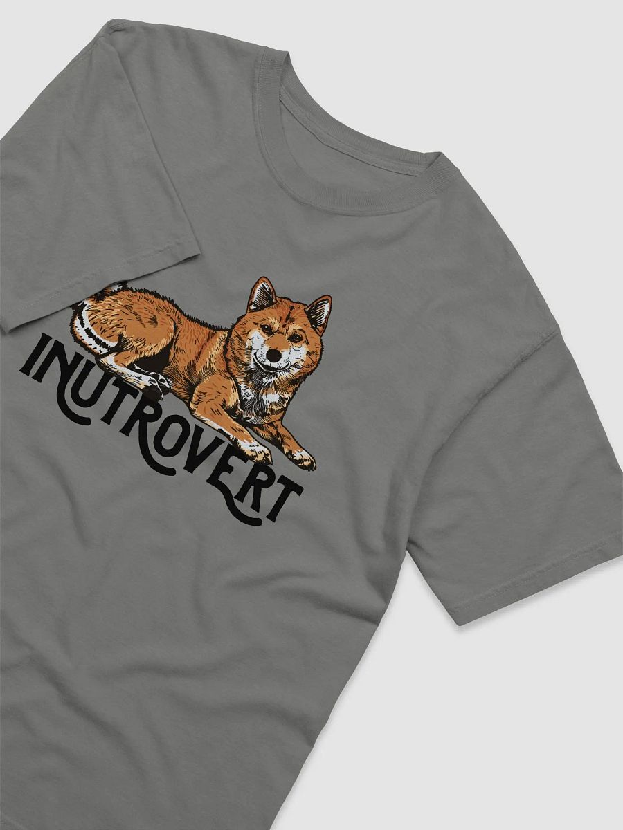Inutrovert T-Shirt of a Shiba Inu | Funny T-Shirt for Shiba Inu Paw-rents product image (16)
