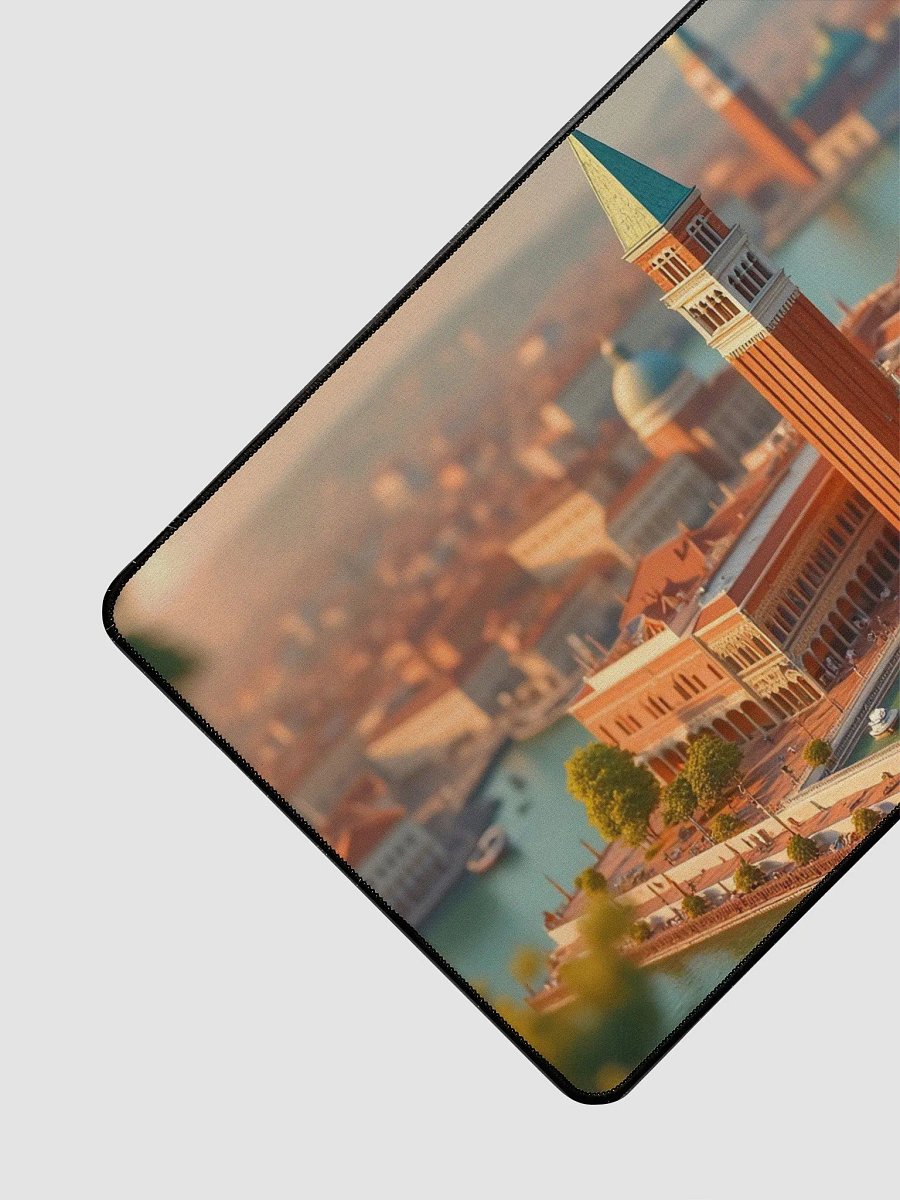 Cityscape Bell Tower Desk Mat product image (3)