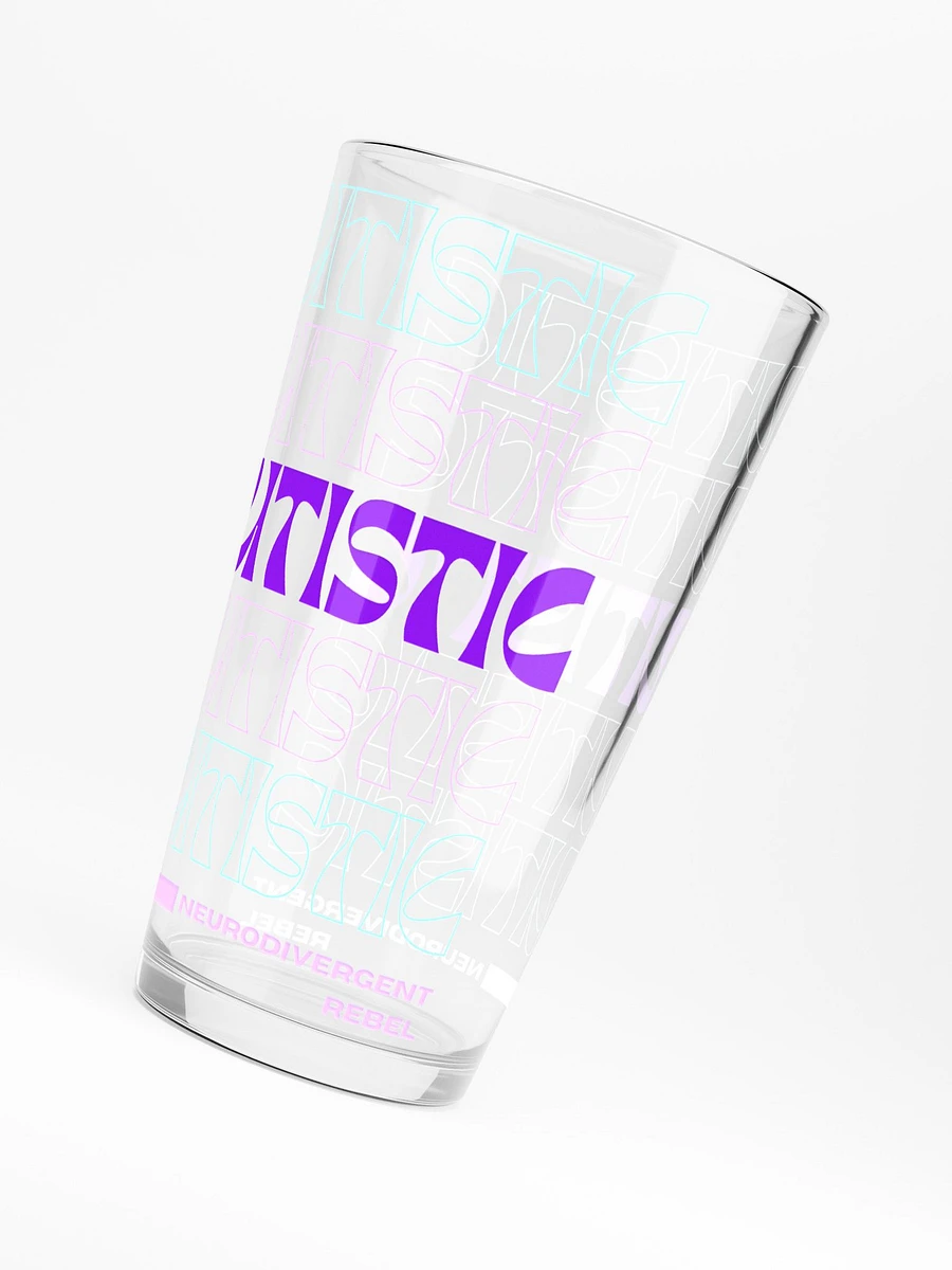Autistic Shaker Pint Glass product image (6)