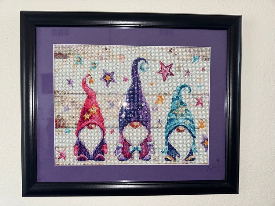 Wizard Gnome Trio Framed & Matted product image (1)